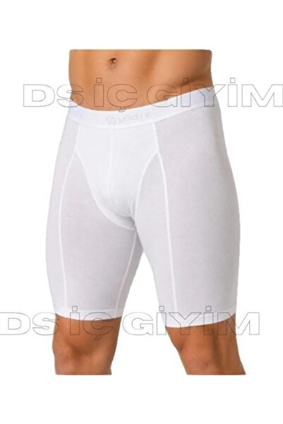 Yıldız Çamaşır 160 Men's Modal Long White Boxer Single Piece