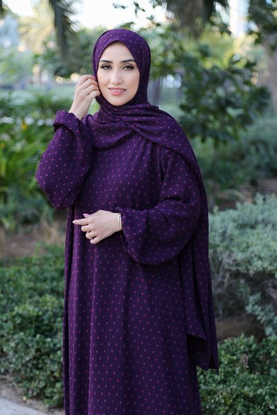 Generic Brand Lamora Women's Dotted Prayer Dress