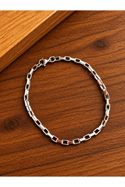 zadenza gold Stainless steel bracelet, non-tarnish, interlocking design, 20 c...