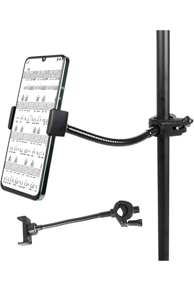 TERRIFI Adjustable Stand Phone Mount with Flexible Long Gooseneck Arm, Phone ...