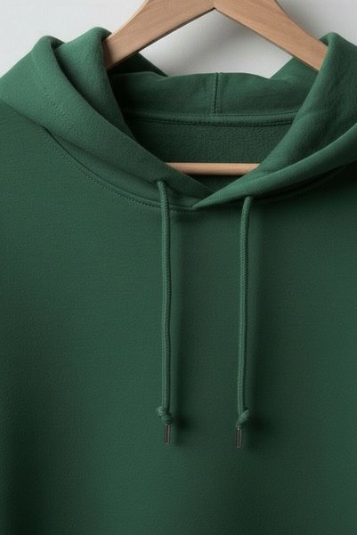 Vordevia Sponge Baskılı Premium Oversize Kapüşonlu 3 İplik Pamuklu Sweatshirt
