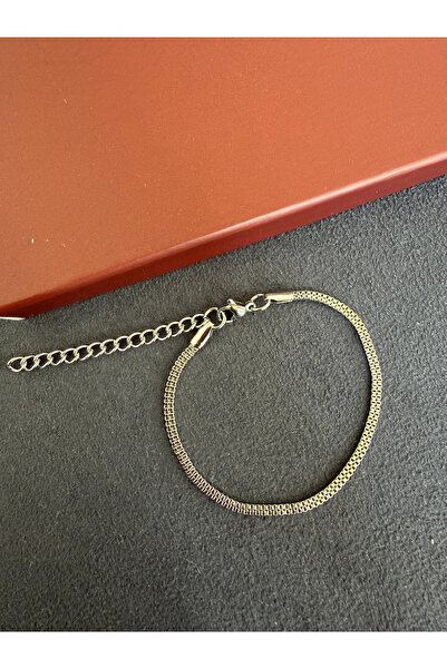 Rupen Kraft Stainless steel double woven bracelet - tarnish resistant - 17+5c...