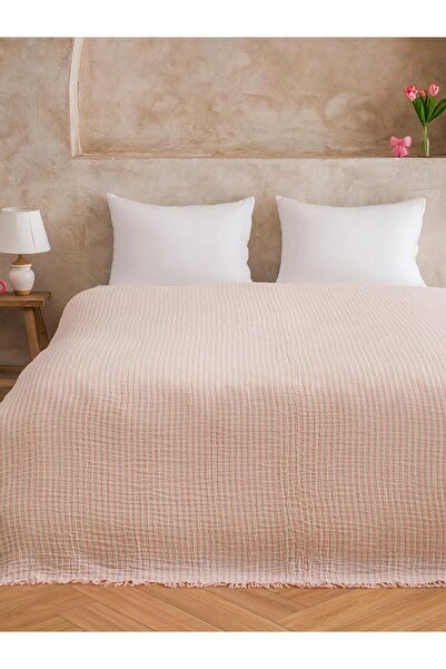 LC Waikiki Double Cotton Muslin Bedspread (S6)