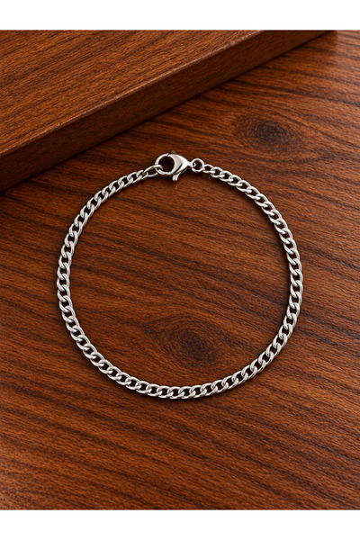 zadenza gold Stainless steel tarnish-resistant gourmet bracelet, 20 cm, 1.5 mm