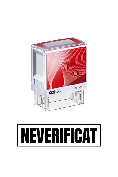 Colop Stampila de birou NEVERIFICAT 14x38mm, SO9423578904