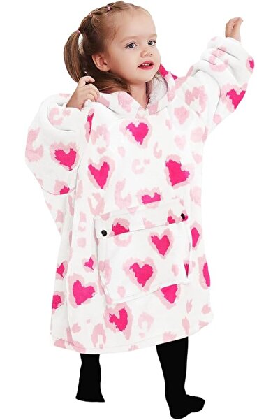 KFUBUO Unisex Child Wearable-blankets Hoodie