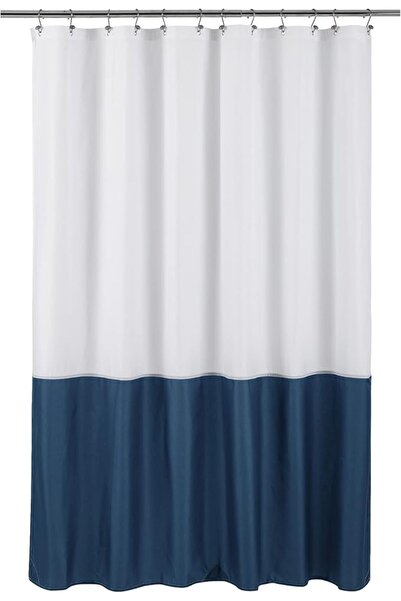 ALYVIA SPRING Waterproof Fabric Shower Curtain Liner - Soft & Light-Weight Cl...