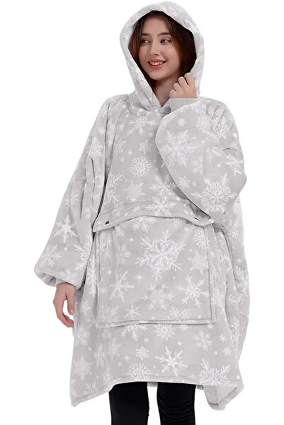 KFUBUO Unisex Child Wearable-blankets Hoodie