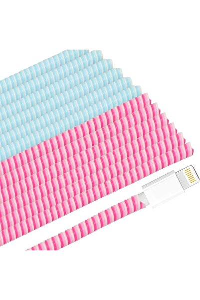 MAKINGTEC 12 Pcs Cable Protector, Spiral Data Cable Protective Sleeve, Preven...