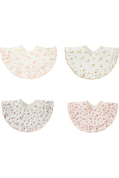 Generic Baby Floral Bandana Bibs, 30x30 cm, 4-Pack Cotton Muslin, 360-Degree ...