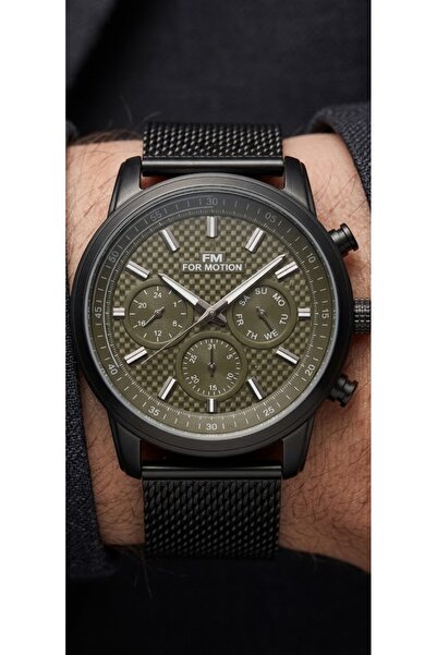 Formotion Fm.B385252.02 Khaki Color Steel Functions Active Men's Wristwatch