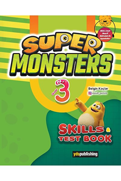 yds publishing 3. Sınıf Super Monsters Test Book Yeni