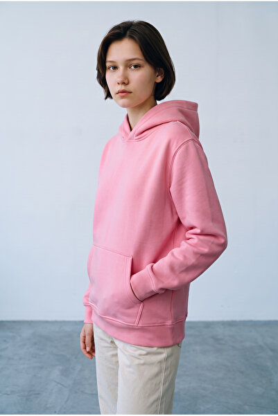 Kadın Regular Fit Kapüşonlu Sweatshirt