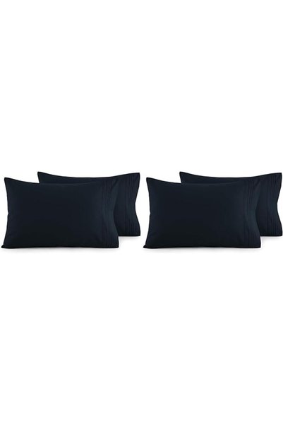 Elegant Comfort طقم أغطية وسائد فاخر فائق النعومة من قطعتين، 1500 خيط، جودة م...