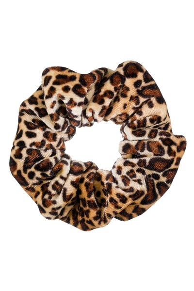DD SHOP Elastic pentru Par Catifelat Animal Print - Elastice Textile, Cosmeti...