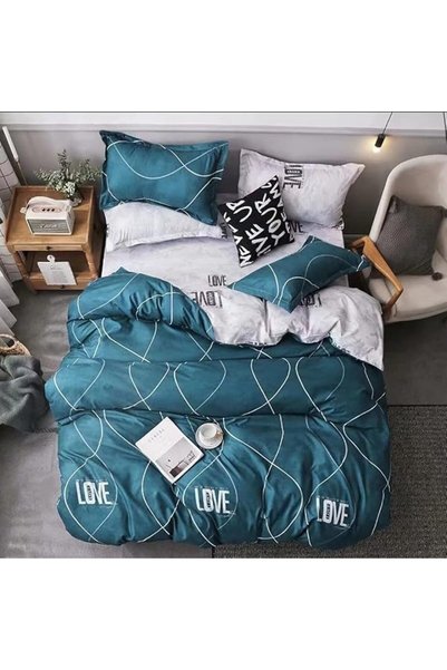 GOLDEN HOME طقم أغطية سرير مقاس كينج/مقاس فردي، غطاء لحاف، غطاء وسادة، 6 قطع،...