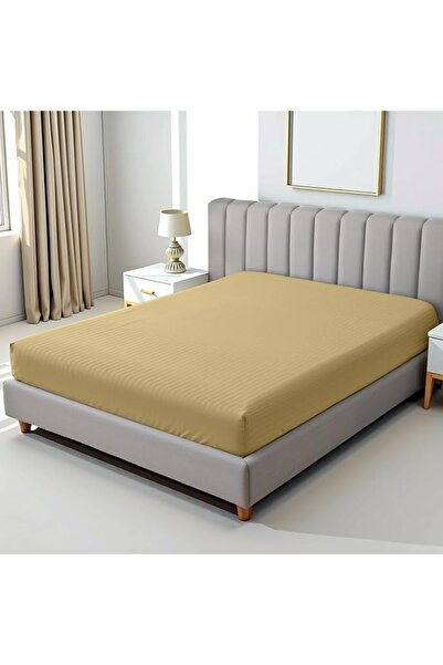 Hotel Linen Klub Hotel Linen Queen Fitted Sheet 1Pc, 100% Cotton 250Tc Sateen...