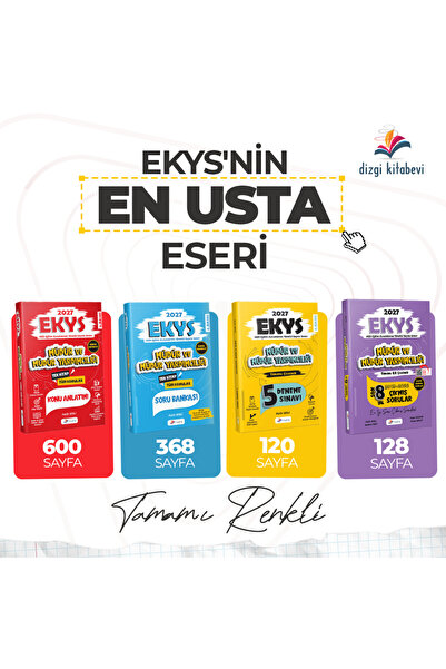 Dizgi Kitap 2027 MEB EKYS Müdür ve Müdür Yardımcılığı Konu Anlatımı, Soru Ban...