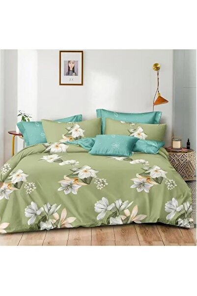 GOLDEN HOME طقم أغطية سرير مقاس كينج/مقاس فردي، غطاء لحاف، غطاء وسادة، 6 قطع،...