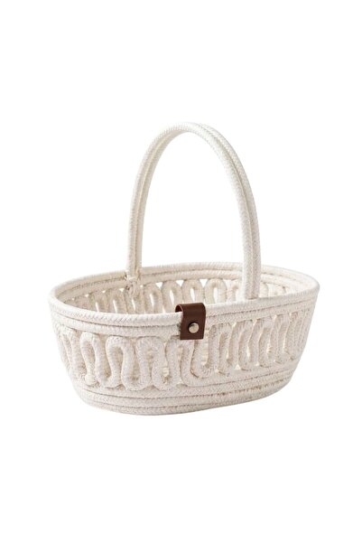 Comfort Craft Tricot Knitted Presentation Basket with Handles (19X7 cm) - Can...