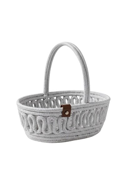 Comfort Craft Tricot Knitted Presentation Basket with Handles (19X7 cm) - Can...