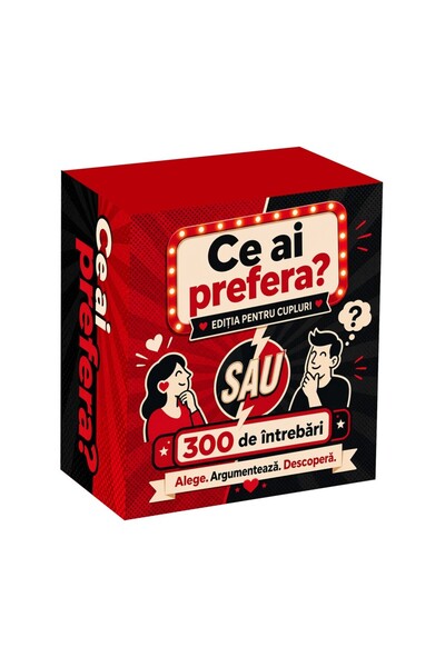 Legendary Gifts Joc de cărți pentru cupluri - Ce ai prefera? - limba română, ...