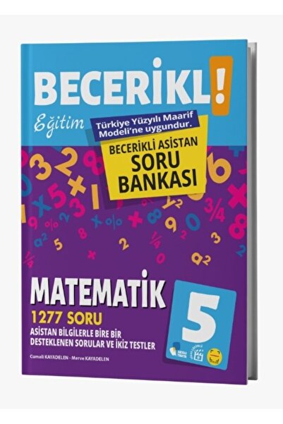 Kurmay Yayınları BECERIKLI EGITIM 5 MATEMATIK ASISTAN SORU BANKASI