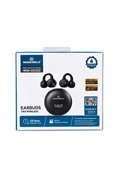 Swift Shelf سماعات أذن لاسلكية WINMAX WIN-OX352 TWS 🎧   الميزات الرئيسية: بل...