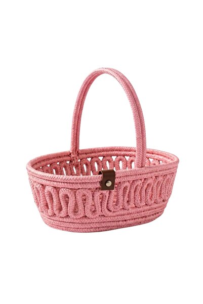Comfort Craft Tricot Knitted Presentation Basket with Handles (19X7 cm) - Can...