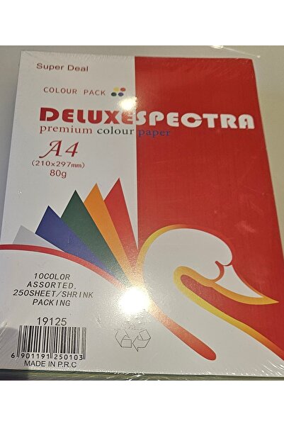 Deli Super Deal Colour paper 10 colour Assorted 250 sheets