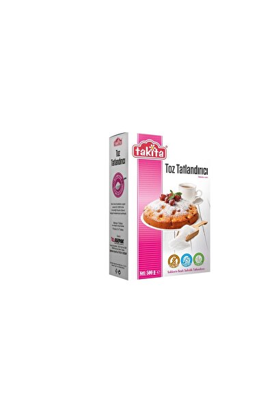 Takita Toz Tatlandırıcı 500 G - Şekere Eşdeğer Tatlılık, Düşük Enerji 8'li Avantaj Paketi - 8 Adet