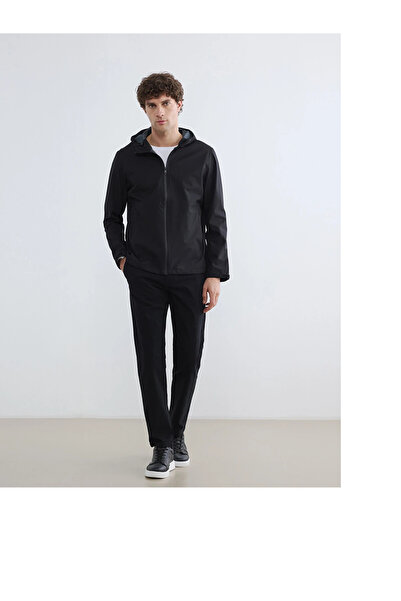 LC Waikiki Lcwaikiki Classic Black Waterproof Men's Raincoat