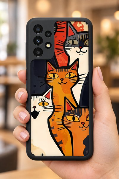BGAKSESUAR Samsung Galaxy A13 / A23 Compatible Paw Patterned Shockproof Case ...