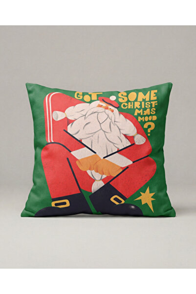 viki concept Santa Claus Patterned Cushion Cover with Gift List 353 – Santa C...