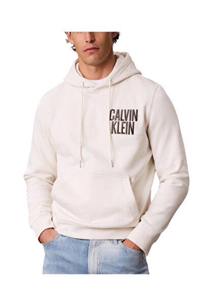 Calvin Klein Ανδρικό Φούτερ Off White LV04RH247G-YAS