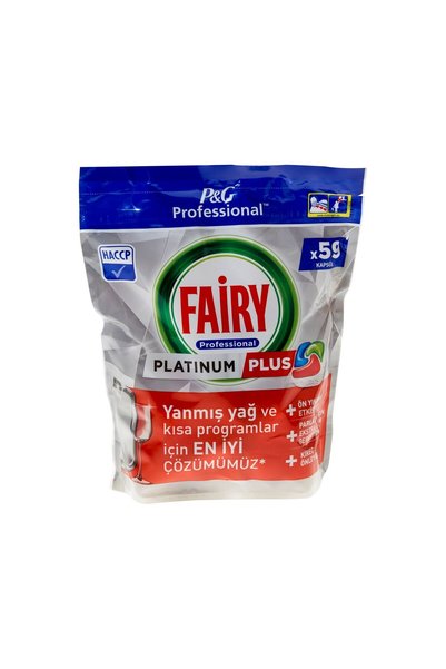 Fairy Professional Platinum Plus Bulaşık Tableti 59'lu - Kısa Programda Etkil...