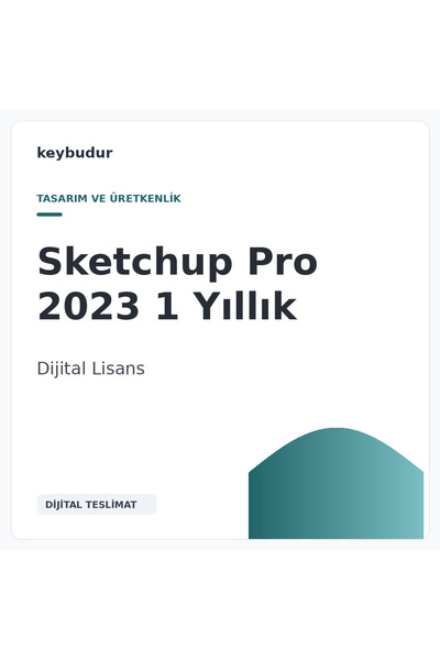 Genel Markalar Sketchup Pro 2023 1 Yıllık Dijital Lisans
