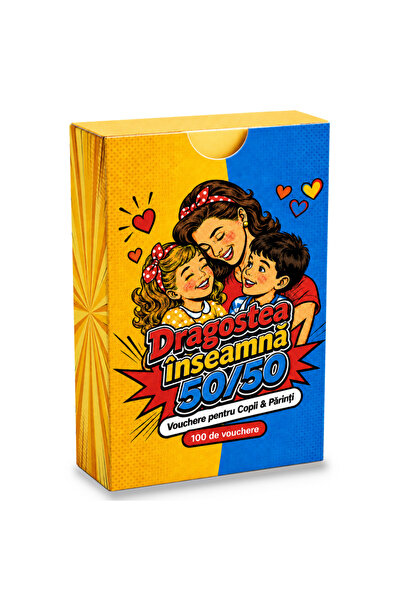 Legendary Gifts Dragostea înseamnă 50/50 – 100 de vouchere pentru copii și pă...