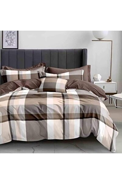 GOLDEN HOME طقم أغطية سرير مقاس كينج/مقاس فردي، غطاء لحاف، غطاء وسادة، 6 قطع،...