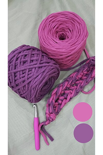 UMRA collection Penye ip (her biri 300-400gr) Renk-Mor/Pembe ton