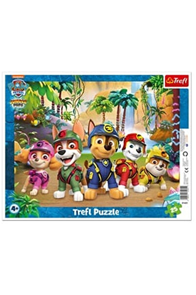 OEM Puzzle Patrula Cățelușilor în Junglă (25 Piese) - Trefl