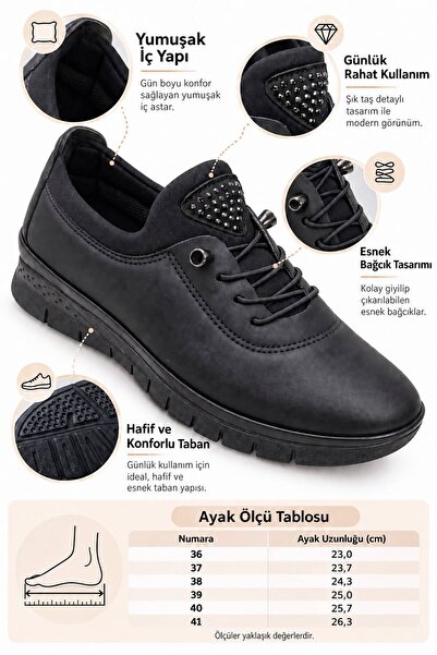 SOLERIUM SHOES Ortopedik Taban Destekli Topuk Dikenine Uygun Günlük Babet Anne Ayakkabı