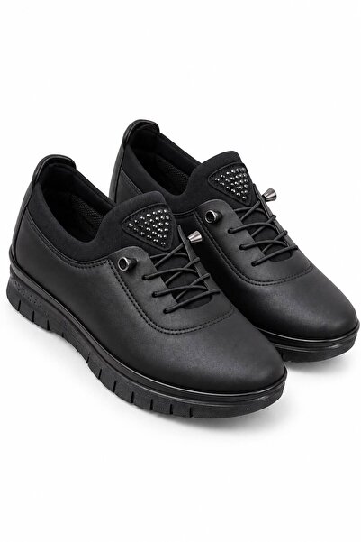 SOLERIUM SHOES Ortopedik Taban Destekli Topuk Dikenine Uygun Günlük Babet Anne Ayakkabı