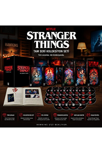 Arrow Video Stranger Things Blu-ray "80'ler Tür Sinemasına Saygı Duruşu"
