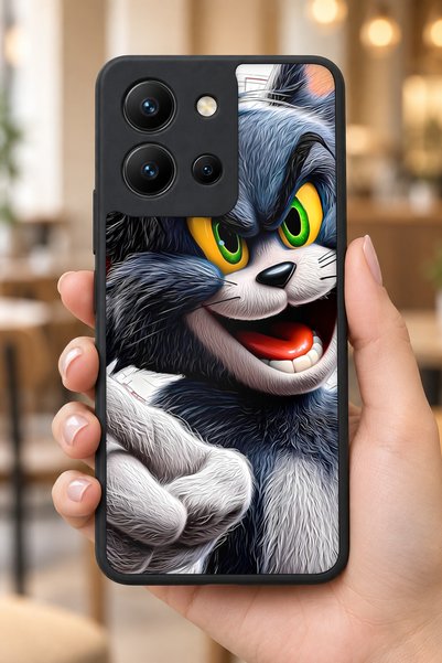 BGAKSESUAR حافظة مقاومة للصدمات متوافقة مع Vivo Y36 بنمط كرتوني وحماية للكاميرا