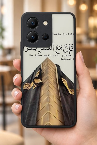BGAKSESUAR Vivo Y36 Compatible Auspicious Phrases Patterned Camera Protected ...