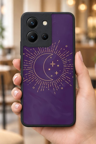 BGAKSESUAR حافظة مقاومة للصدمات متوافقة مع كاميرا Vivo Y36 ذات النمط السماوي
