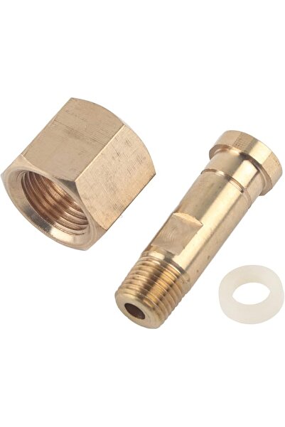 GENERAL Regulator Nozzle, Washer, Nut, CO2 Inlet CGA 320 with Heavy Duty Gold...