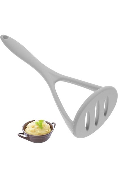 PRETYZOOM Silicone Potato Masher Nonstick Kitchen Tool Lightweight Ergonomic ...