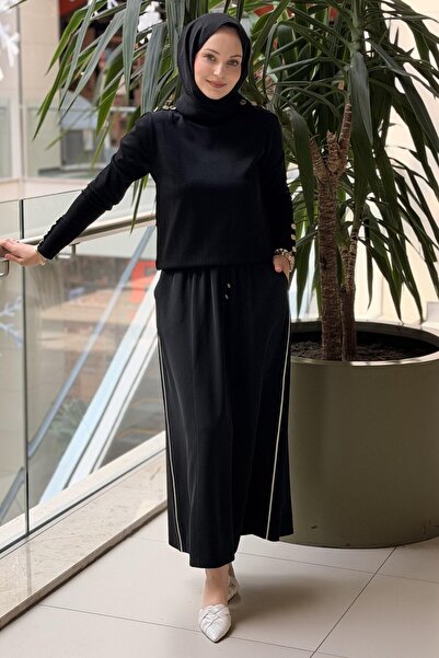 sentez giyim Sentez Pure Side-Piped Skirt